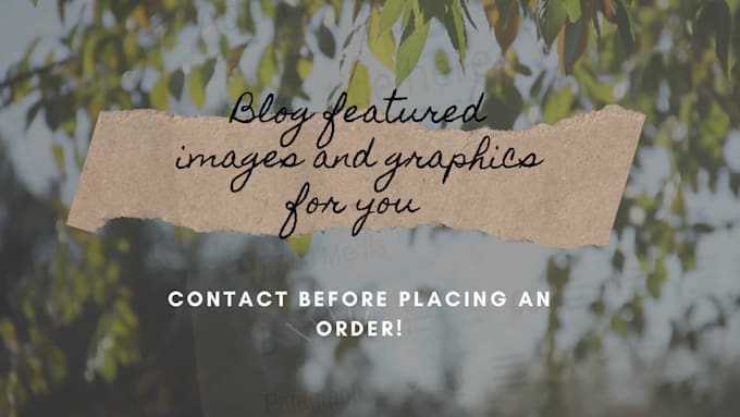 do amazing blog featured images and graphics