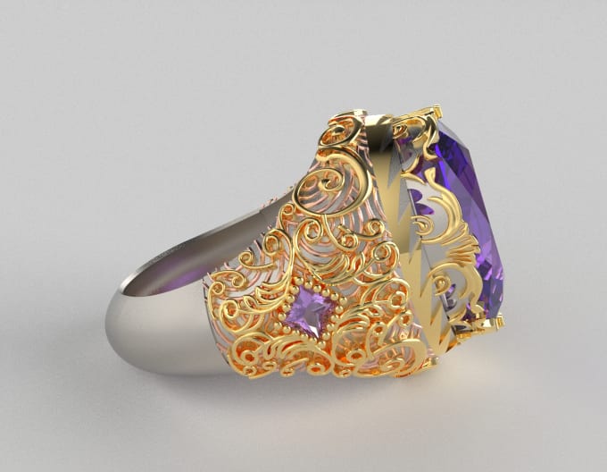 create 3d jewelry design for 3d printing