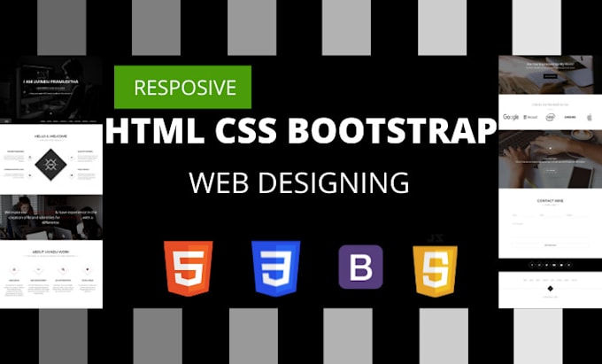 Create responsive website with html css bootstrap by Vkdesigners2002 ...