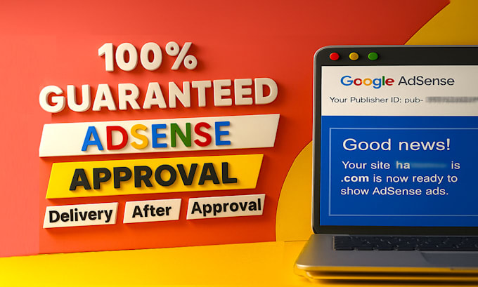 get guaranteed adsense approval and deliver order after approval