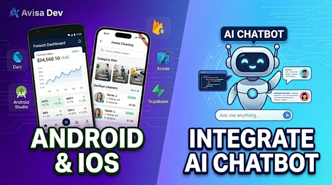 develop custom ai mobile, web apps, autonomous agents and ai chatbot