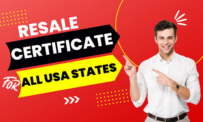 create resale certificates for all USA states