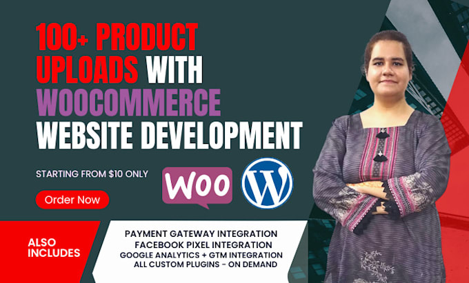 upload unique products on woo commerce and shopify