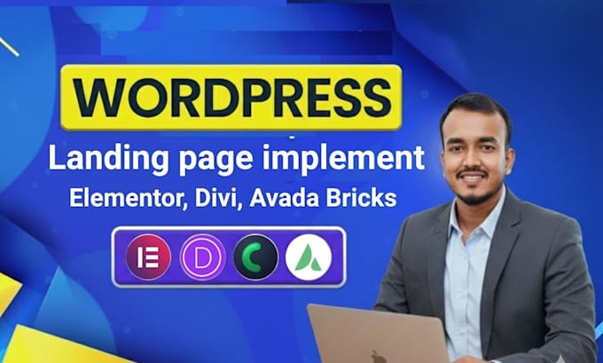 design your wordpress landing page or full wordpress website