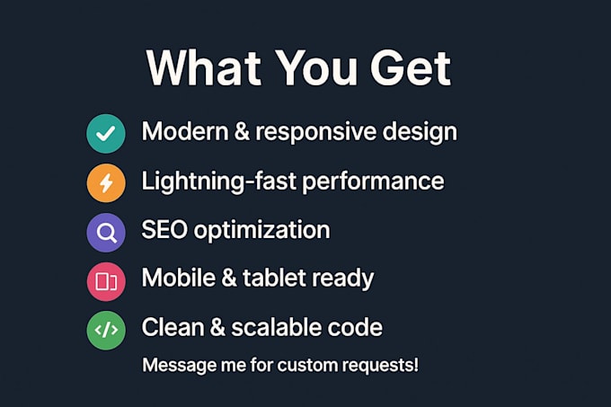 develop a professional and fast website on shopify or HTML