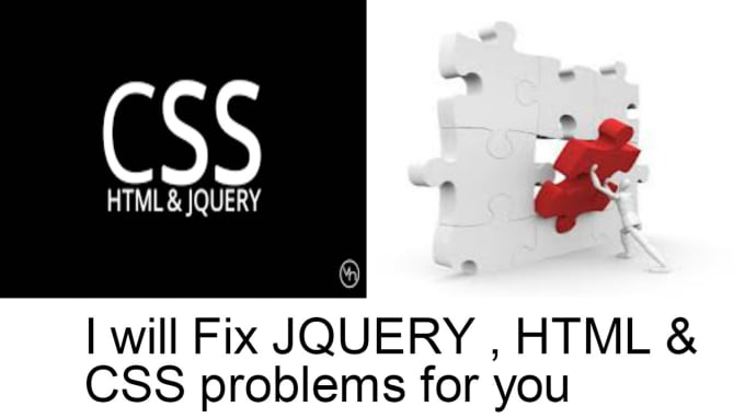 Fix jquery, css or html problems for you by Engr_mujeeb10 | Fiverr