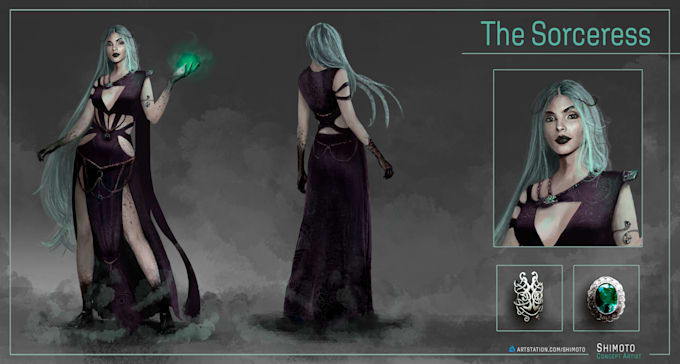 create realistic character concepts