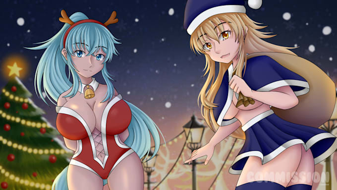 make costum anime or manga illustration