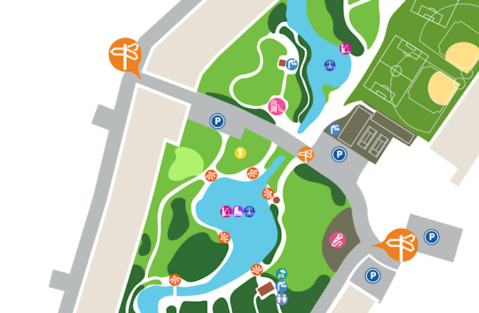 Design vector event map by Jing_226 | Fiverr