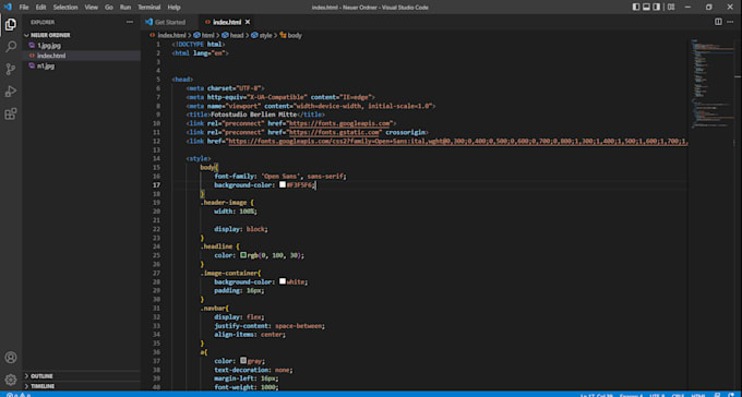 programm your website with HTML and CSS