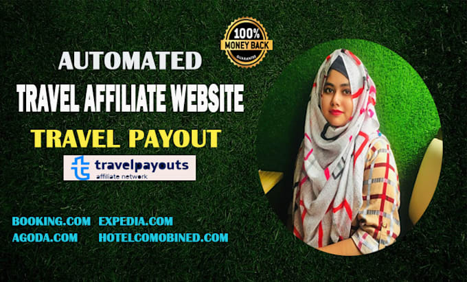 create travelpayout  hotel and flight booking affiliate website
