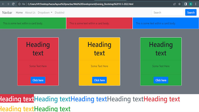design HTML and CSS website