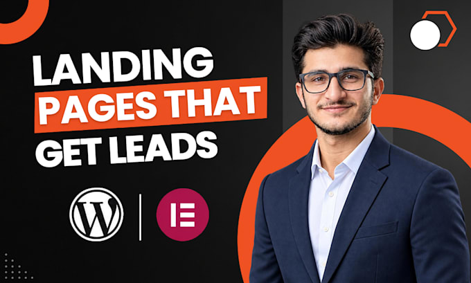 design a wordpress landing page in elementor pro built to convert