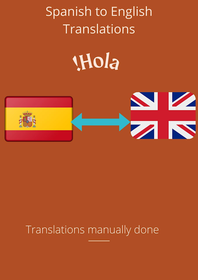 Translate spanish to english with perfect grammar by Tamikd Fiverr