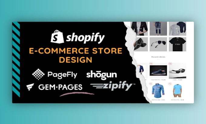 develop shopify store with pagefly, layouthub, shogun, gempages or zipify