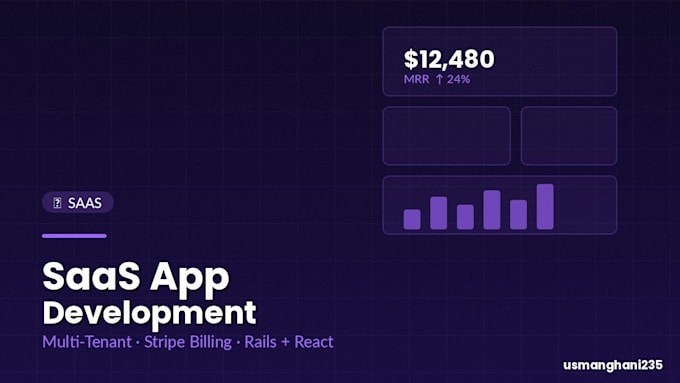 build a multi tenant web application with rails react, and subscription billing