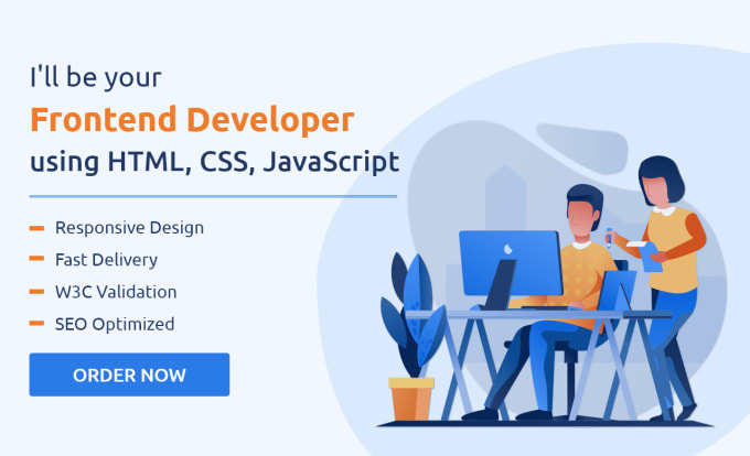 Do frontend web development using html, css, javascript, and react by ...