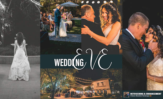 do wedding photo edit in lightroom and photoshop