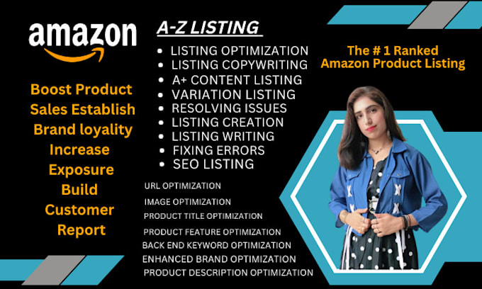 create listing amazon fba listing SEO write listing optimization fix listing