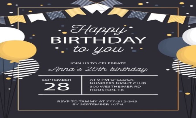 Create eye catching invitations cards and banners, flyers by ...