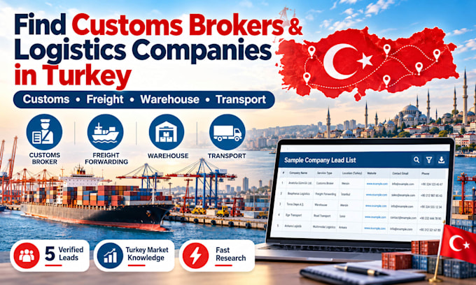 find customs brokers and logistics companies in turkey