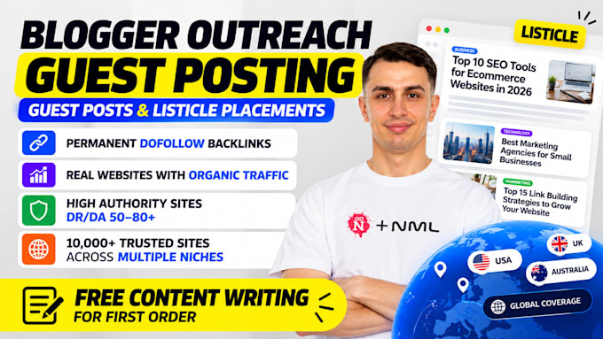 do blogger outreach with genuine guest posting service