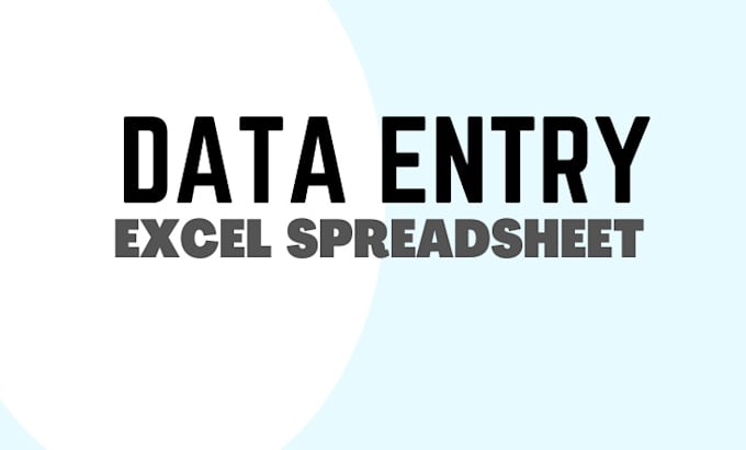 data entry using excel spreadsheet