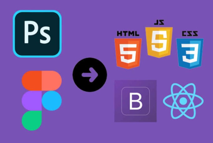 Do anything using html, css, bootstrap, javascript, react by ...