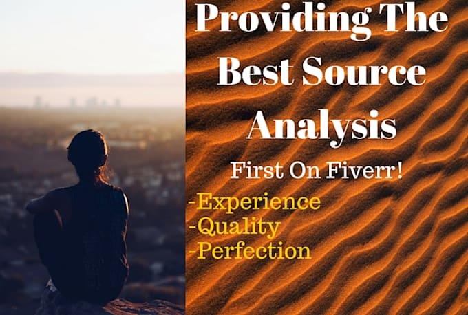 write a source analysis that will be INSIGHTFUL in 24 hours