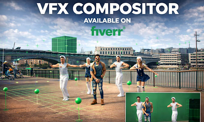 vfx compositor, motion tracking, cleanups and compositing