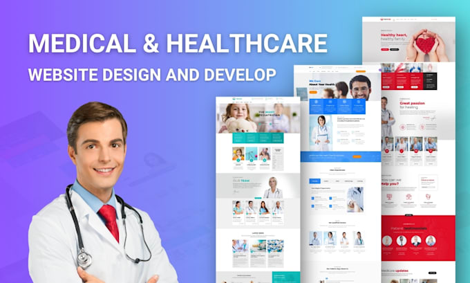 design medical website ,healthcare website, dental website and hospital website