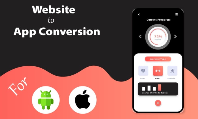 convert  website to ios app website to app website to android app  site to app
