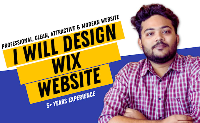design or redesign wix website