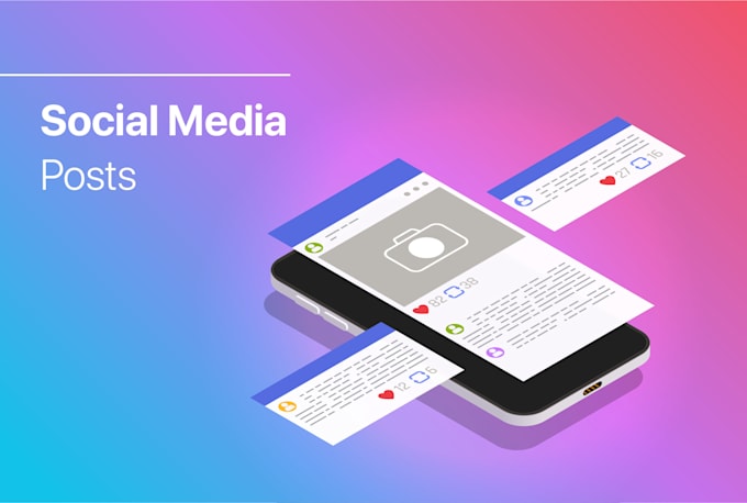 write your social media captions, facebook and linkedin posts