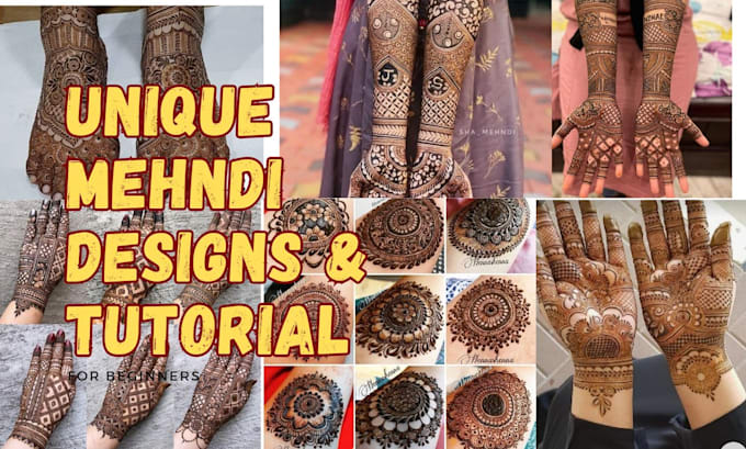 draw unique, attractive henna pattern design