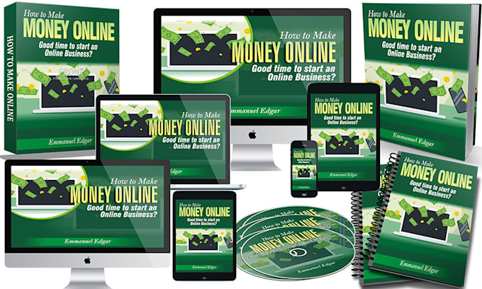 design online course mockup bundle and ecover bundle