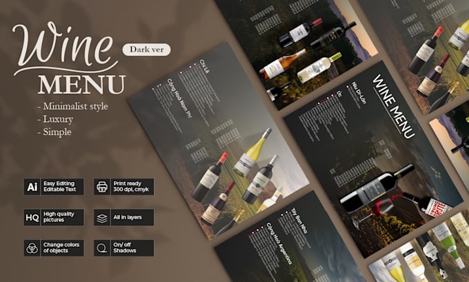 design modern menu restaurant menu digital