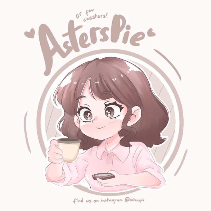draw a cute half body anime for you in 24 hours