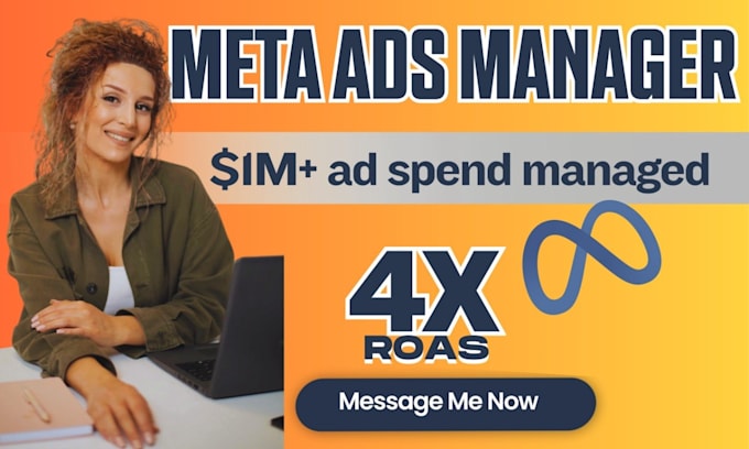 be your meta ads manager to run complete facebook and instagram ads