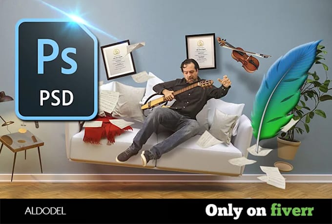 do professional photoshop retouch and background removal