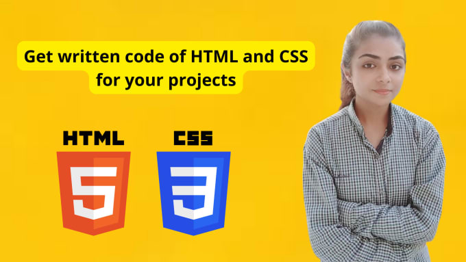 Write html css code for your different projects by Khadijayounas1 | Fiverr
