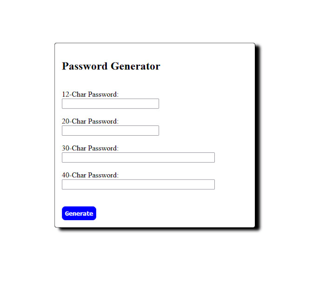provide a strong password generator