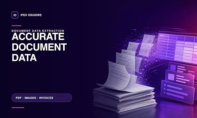 extract data from PDF images invoices and bank statements accurately