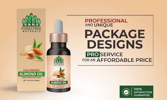 design product labels and packaging for essential oils