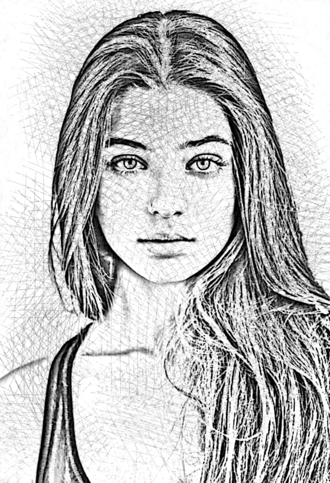Convert your picture to the digital pencil sketch by Qcasoft Fiverr