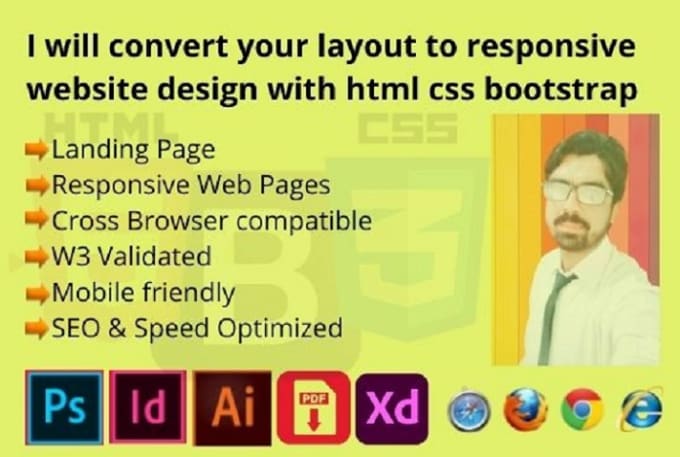 Create Responsive Html Css Bootstrap Website And Web Pages By Asadnawaz413 Fiverr 0533