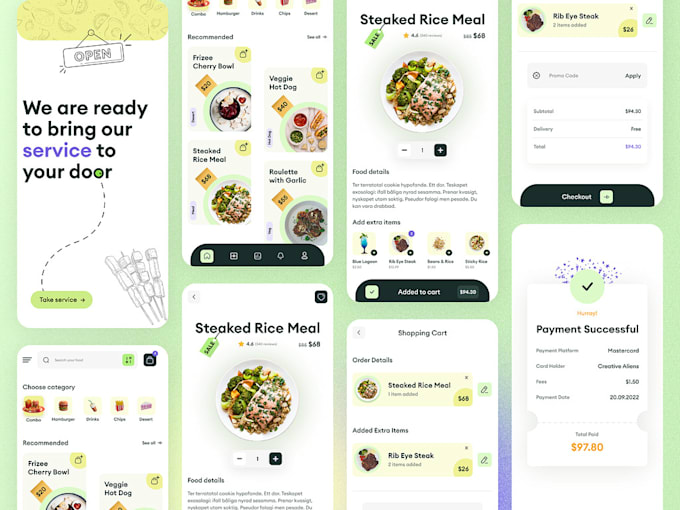 Develop for you a food delivery app just like, uber eats, zomato