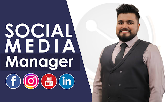 be your social media manager and post designer