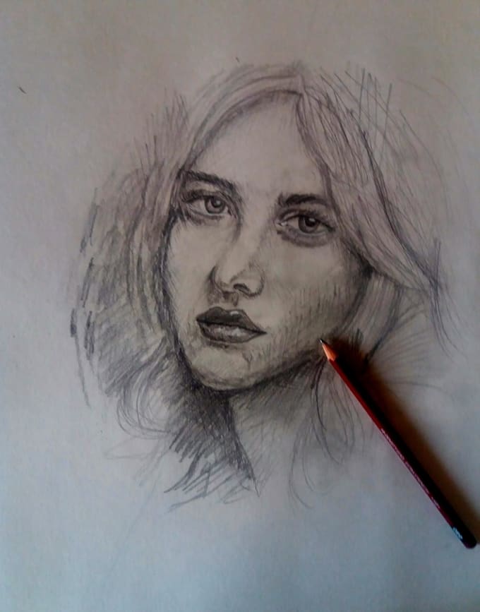 Turn your photos to realistic sketches in 2 days by Hera998 | Fiverr