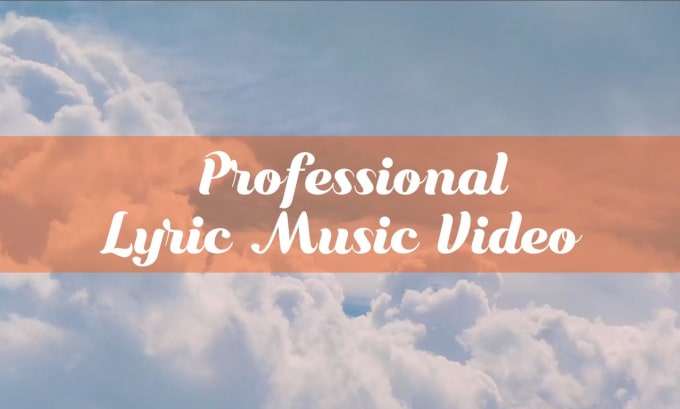 Do a cool lyric music video with text animation by Teamservices | Fiverr